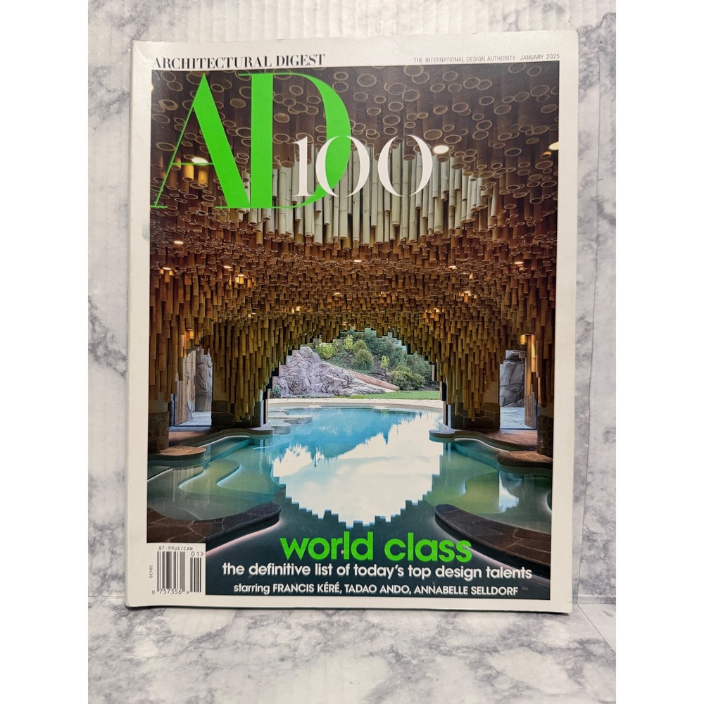 Architectural Digest AD100 January 2025 World Class Design Kelly Ripa Tadao Ando